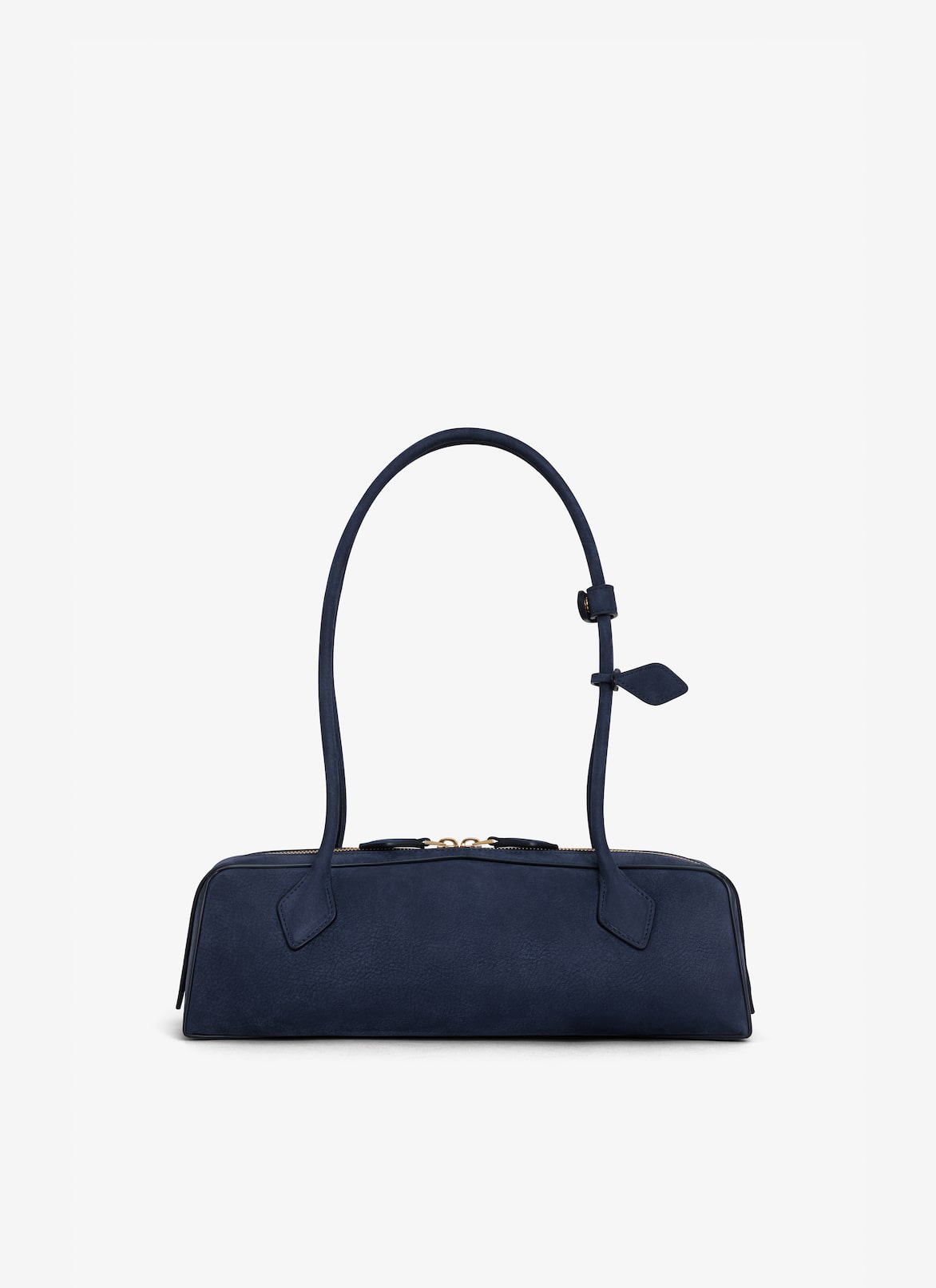 LE TECKEL MEDIUM BAG IN NUBUK CALFSKIN ALAÏA DARK BLUE LE TECKEL MEDIUM BAG IN NUBUK CALFSKIN